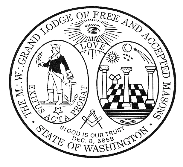 Seal of Washington Grand Lodge of Freemasons