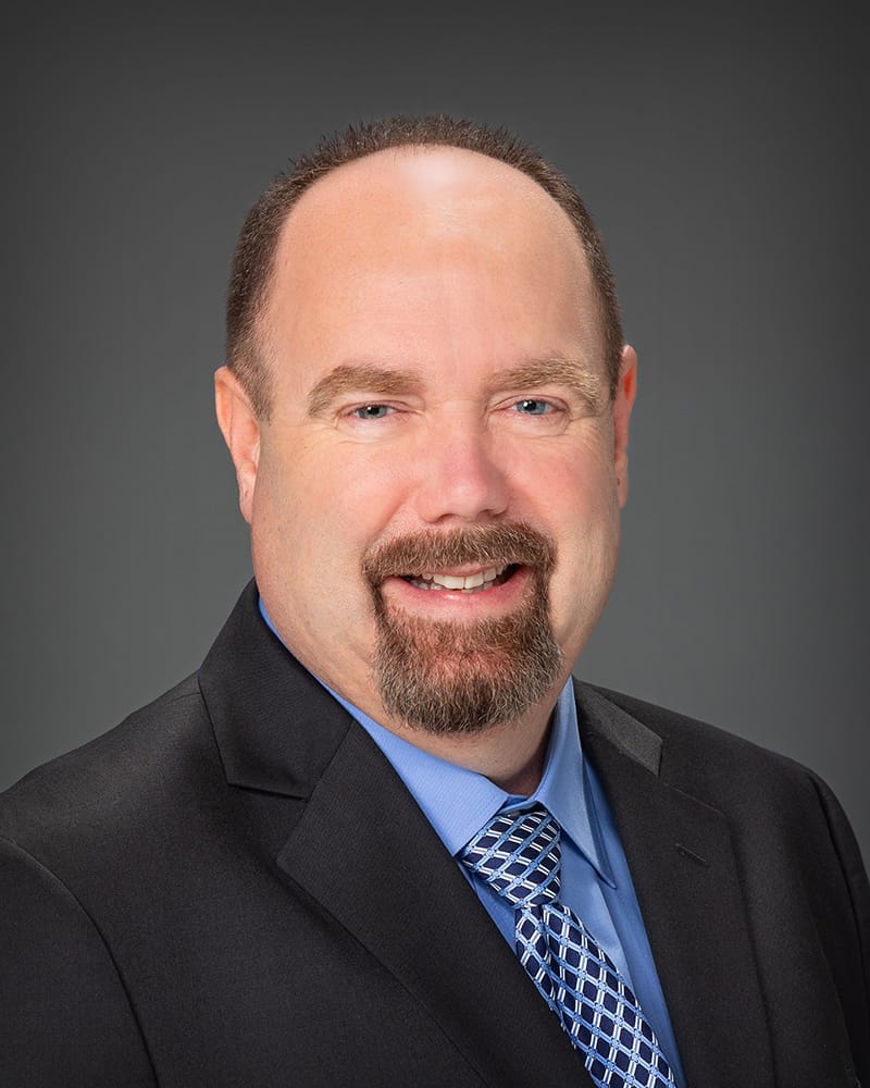 Smiling man in suit portrait