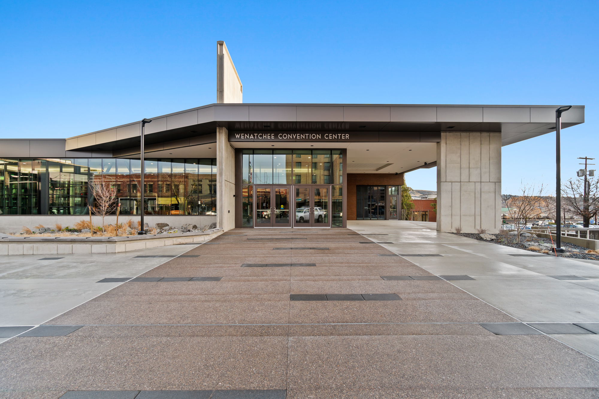 Entrance of Wenatchee Convention Center