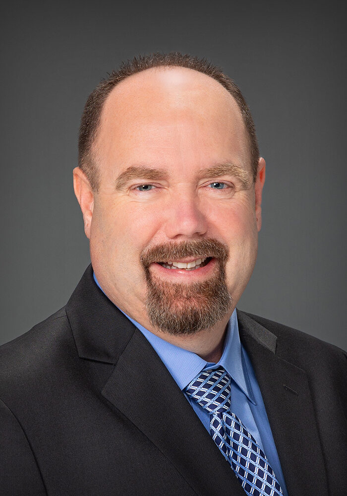 Smiling man in suit portrait